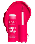 NYX PROFESSIONAL MAKEUP Smooth Whip Matte Lip Cream, Long Lasting, Moisturizing, Vegan Liquid Lipstick - Pillow Fight (Hot Fuschia)