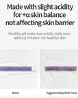 [BONAJOUR] Vegan Eggplant Daily BHA Exfoliant Toner, Salicylic Acid Gentle Exfoliating & for Acne Prone Skin Treatment Toner 7.2 fl. oz