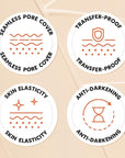 TIRTIR Mask Fit Ai Filter Cushion Foundation | AI-Like Semi-Matte Finish - Up to 72-Hour Medium to Full Coverage Korean BB Cushion Make up Beauty, #10C Shell, 0.63 Fl Oz