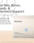 Promix Hydrolyzed Collagen Peptides - Type 1 Grass Fed Collagen, 4.7g glycine, Type 3 bioactive peptides - Unflavored - 2.5 Pound (Pack of 2)