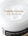coxir INTENSIVE EGF PEPTIDE CREAM l Day&Night Firming Cream l EGF(Epidermal Growth Factor), Peptides, Niacinamide, Panthenol, Collagen l Korean Skincare [50ml/1.69fl.oz]