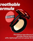 [*Mini Size*] TIRTIR Mask Fit Red Cushion Foundation | Full coverage, Weightless, Skin fit, Satin Glow Finish, Korean Makeup, beauty, Tattoo cover up, Buildable (#30N Rich Honey, 0.15 Fl Oz)