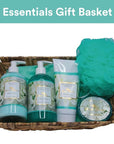 Camille Beckman Essentials Gift Basket, White Cleansing