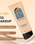 Legs Makeup Waterproof with Brush - Medium Body Concealer, Tattoo & Scar Cover Up, Long Lasting, Transfer Proof, Easy Application for Flawless Looking Legs, All Skin Tones (#3)