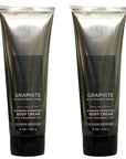 Bath and Body Works Men's Collection Ultimate Hydration Ultra Shea Body Cream 8 Oz 2 Pack (Graphite)