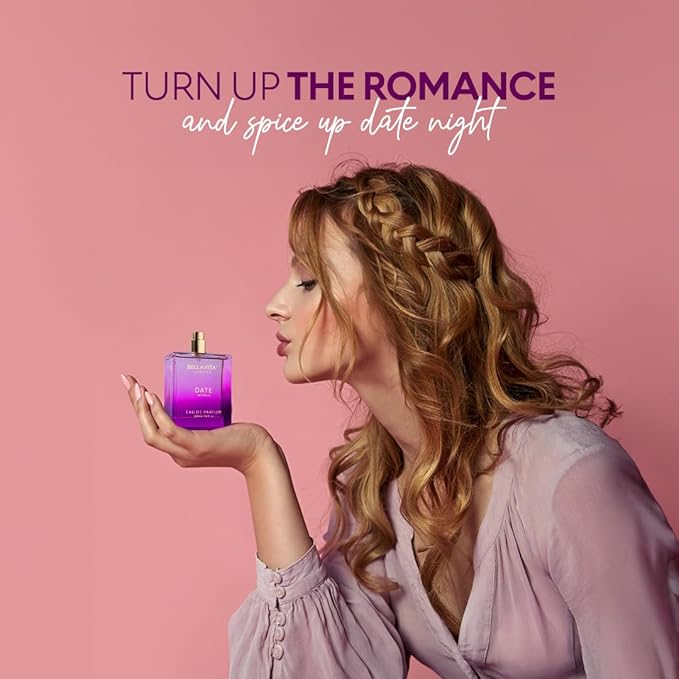 Bella Vita Luxury Date Perfume for Women | Eau De Parfum for Women | Pink Pepper, Red Fruit & Jasmine | Fruity and Floral Long-Lasting EDP Fragrance Scent | 100 ML (3.34 FL. OZ.)