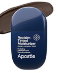 APOSTLE Reclaim Tinted Moisturizer for Men (1 Black River) - Niacinamide, Vitamin E, Squalane, Hyaluronic Acid, Tinted Face Moisturizer For Men. Hydrates, Evens Skin Tone, 1 Fl. Oz.