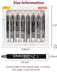 evpct 8Pcs Cream Eye Shadow Brightener Sticks Set for Eyes, Champagne Golden Rose Bronze Pink Waterlily Mauve Plum Smoky Amethyst Tawny Shimmer Matte Pencil Eye shadow Crayon Stick Palette Makeup 06