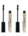 Milani Mascara Volume and Length, Highly Rated Anti-Gravity Black Shade with Castor Oil and Molded Hourglass Shaped Lash Coating Mascara Wand - 2 Pack