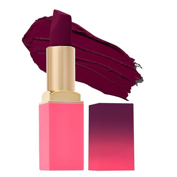 Juvia's Place Reds & Berries Velvety Matte Lipsticks The Berries Oh Damn - Rich Burgundy, Soft-Matte Lipstick, Hydrating, Highly Pigmented, Creamy, Smooth, and Long-Lasting