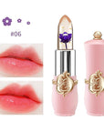 3 Pcs/Set Flower Jelly Lipstick Set Temperature Change Moisturizer Long Lasting Nutritious Balm Magic Color Change Lip Gloss (Flower Jelly Lipstick 040506)