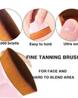 Self Tanner Brush Tanning Face Applicator Sunless Tan Flat Top Kabuki Tanning Brush