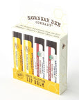 Savannah Bee Collection Lip Balm - Nourishes Dry Lips for All Day Comfort
