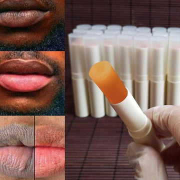 2PCS Natural Plant lip balm Pink