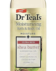 Dr. Teals Bath & Body Oil Variety Gift Set (2 Pack, 8.8oz Ea.) - Ultra Rich Shea Butter & Nourishing Coconut Oil - Essential Oils Hydrate Skin & Alleviate Daily Stress - At Home Spa Kit