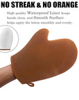3 Pack Self Tanner Mitt Applicator Kit - Premium Sunless Tanning Mitts & Gloves Set with Double-Sided Waterproof Design for Streak-Free Application