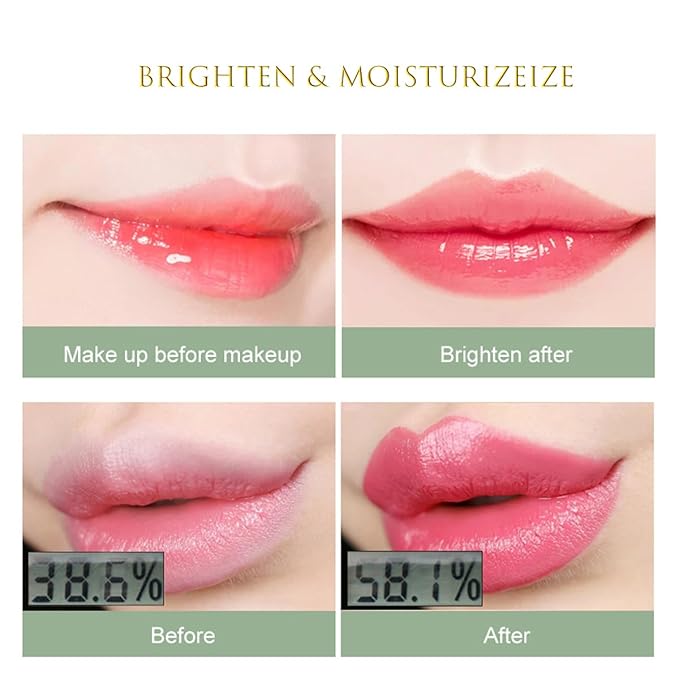 3 Pcs Aloe Vera Color Changing Lipstick,Long Lasting Nutritious Moisturizing Lip Balm Magic Temperature Color Change Lip Gloss