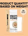 Clean Simple Eats Whey Protein Powder, Coconut Cream Flavor Naturally Sweetened, 100% Grass Fed Protein Powder with Digestive Enzymes & No Artificial Ingredients, Gluten Free, 30 Servings