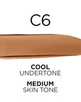 L'Oreal Paris True Match Super-Blendable Foundation, Medium Coverage Liquid Foundation Makeup, C6, Medium, 1 Fl Oz