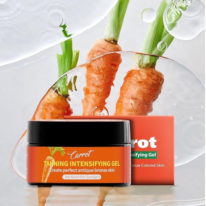 Self Tanning Gel for Face and Body – Sunless Bronzing Cream, Tan Accelerator, Natural-Looking Deep Tan Without Sun | Fast-Drying, No Orange, No Streaks | Vegan & Paraben-Free