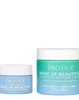 Pacifica Beauty Wake Up Beautiful Retinoid Eye Cream & Overnight Retinoid Cream Set, Skincare, Moisturizer, Face Cream, For Dry, Aging, Sensitive Skin, Vegan, 0.5 fl oz and 1.7 fl oz (Set of 2)