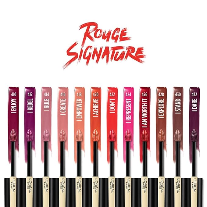 L'Oreal Paris Makeup Rouge Signature Matte Lip Stain,