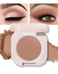 Pressed Single Matte Eyeshadow Palette, Brown eyeshadow For Old Women, Pigmented Waterproof Sombras Para Ojos, Single Pressed Powder Vegan, Talc, Paraben & Cruelty Free(05)