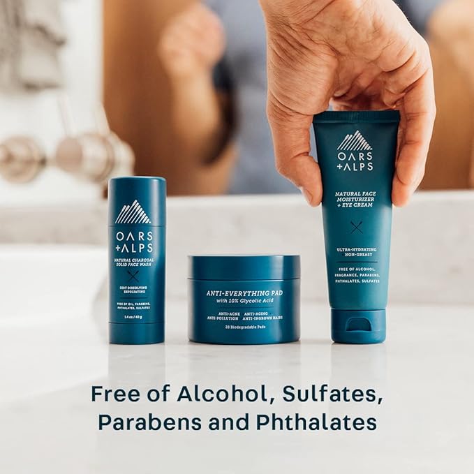 Oars + Alps Anti-Aging Face Moisturizer & Eye Cream, Hydrating Skin Moisturizer with Shea Butter and Jojoba Oil, Lightweight, Non Greasy, Vegan, Gluten Free