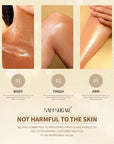 Shimmer Body Oil, Long Lasting Moisturizing Body Glow Glitter for Women Face Luminizer Highlighter Makeup 100ml Shimmer Oil for Glowing Skin Lotion (Gold)