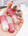 evpct 3Pcs Mini Clear Color Changing PH Tinted Lip Gloss Set for Women Girls 10-12 Pink Mood Lip Oil Gloss Balm Tint Stain Glaze Pack Hydrating Moisturizer Lipstick Magic labiales magicos,0.14fl.oz*3
