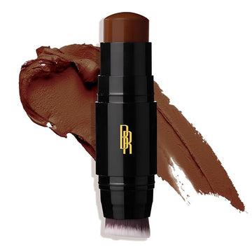 Black Radiance Color Perfect Foundation Stick with Soft Brush Applicator Duo – Buildable, Blendable Versatile Pigment-Rich Formula - Chocolate Dipped