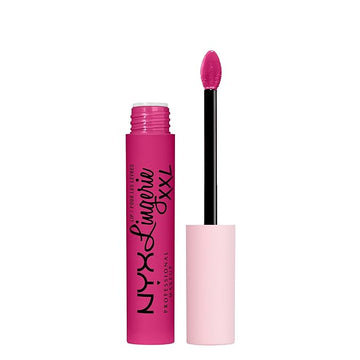 NYX PROFESSIONAL MAKEUP Lip Lingerie XXL Matte Liquid Lipstick - Pink Hit (Cool Toned Hot Pink)
