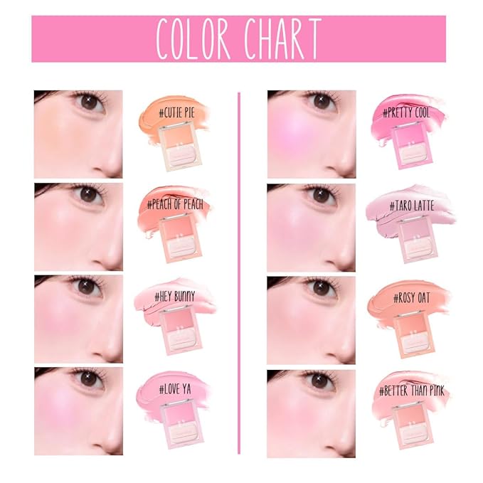 HOLIKA HOLIKA Colored Milk Cream Blush 06 TARO Clean, Buildable