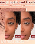 Oil Control Face Pressed Powder, Matte powder setting 1 Pcs)