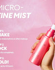 TIRTIR Waterproof Setting Spray – 24 Hour Long Lasting Fix, Sweatproof Water Resistant Makeup Finisher – Ethanol Free, Semi Matte Finish for Oily Skin – Korean Makeup Fixer