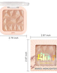 evpct Champagne Face Highlighter Makeup Shimmer Glitter Diamond