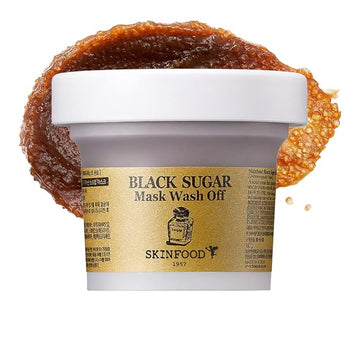 Skinfood Black Sugar Mask Wash Off Exfoliator, 3.53 Ounce