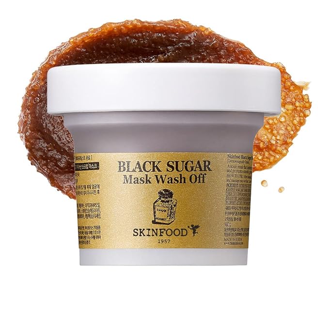 Skinfood Black Sugar Mask Wash Off Exfoliator, 3.53 Ounce