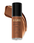 Milani Conceal + Perfect 2-in-1 Foundation + Concealer for a Flawless Complexion, Under Eye Corrector, Cover Redness and Imperfections, Waterproof and Sweatproof - Chestnut