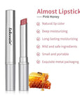 2PCS Honey Lipstick Tinted Lip Balm,Black and Pink Lipstick,Hydrating Natural Glossy Sheer Black Lip Balm,Moisturizing Makeup Lip Care for Repairing Dry Lips