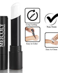 MEICOLY White Face Body Paint Stick for Halloween SFX Cosplay Corpse Clown Makeup,White Face Paint for Adults and Kids,Waterproof Eye Black Stick for Baseball Softball Football Lacrosse