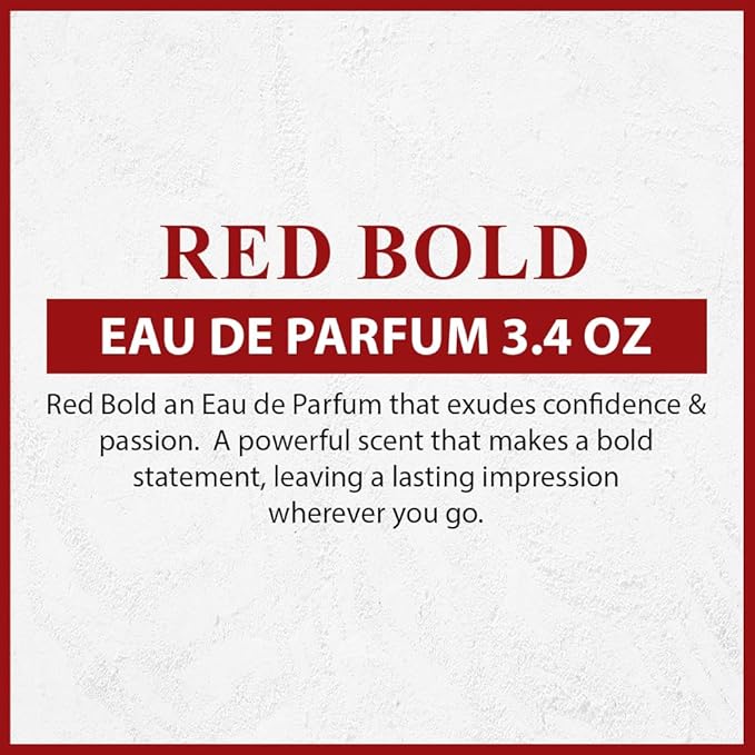 L'ORIENTALE FRAGRANCES Red Bold Eau De Parfum Spray for Men, 3.4 Ounce