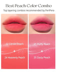 Peripera Ink Airy Velvet Lip Tint | High-Pigmentation, Lightweight, Soft, Moisturizing, Not Animal Tested (023 IN THE PEACHLIGHT)