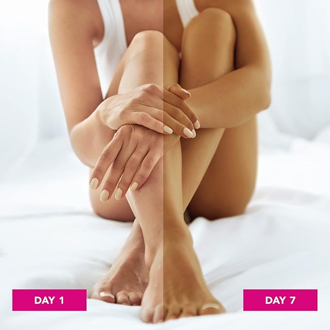 Jergens Natural Glow In Shower Lotion, Self Tanner for Fair to Medium Skin Tone, Sunless Tanning Wet Skin Lotion for Gradual, Flawless Color, 7.5 Ounce, Pack of 2