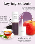 NOONI Korean Lip Oil - Appleblacktea | Long-Lasting, Moisturizing, Plumping, Revitalizing for Dry Lips, Waterproof, No Peel Off, Hydrating, Nourishing Crystal Clear, 0.12 FL Oz