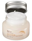 The Face Shop Rice Ceramide Moisturizing Cream - Rice Extract + Rice Bran Oil - Hydrating Targets Dryness, Brightening - Dermatologically Tested - Lightweight Moisturizer Face Cream - Korean Skin Care