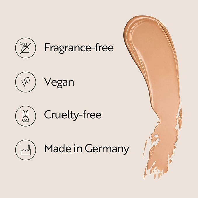 M. Asam MAGIC FINISH HIGHCLASS LIQUID CONCEALER Nude (0.13 fl oz) - 4-in-1 Concealer With Mimic-Lift complex & High Coverage For Dark Circles & Blemishes, Vegan Make Up With Illuminating Pigments