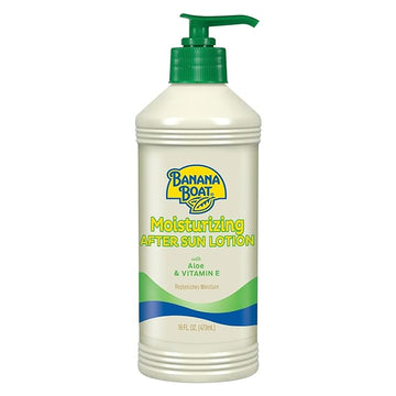 Banana Boat Aloe After Sun Lotion Pump 16 Ounce (473ml) (6 Pack)