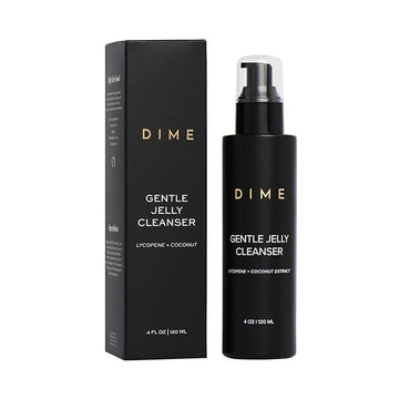 DIME Beauty Gentle Jelly Cleanser, Hydrating Facial Cleanser and Makeup Remover with Vitamin E, Face Wash for Sensitive Skin, 4 oz (120 ml)