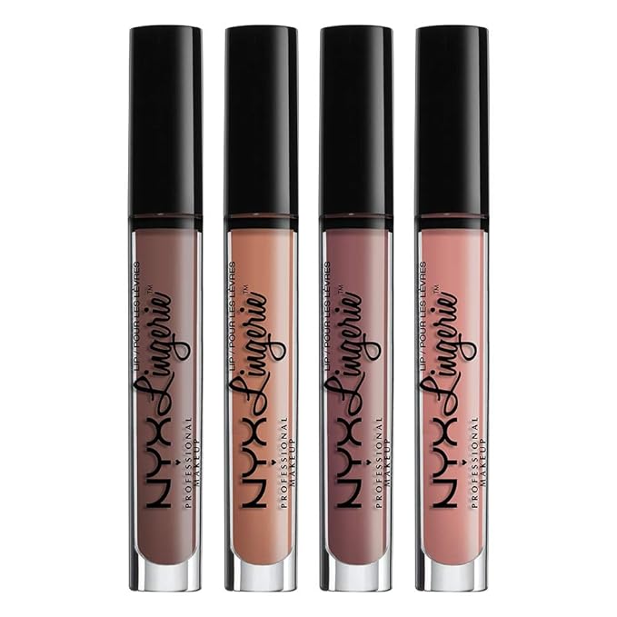 NYX PROFESSIONAL MAKEUP Lip Lingerie Matte Liquid Lipstick - Push-Up, Brown Spice Pink